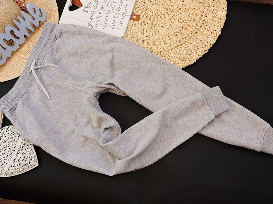 H&M - szare dresy joggersy r 146