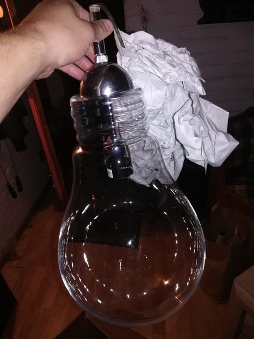 Lampa żarówka duża