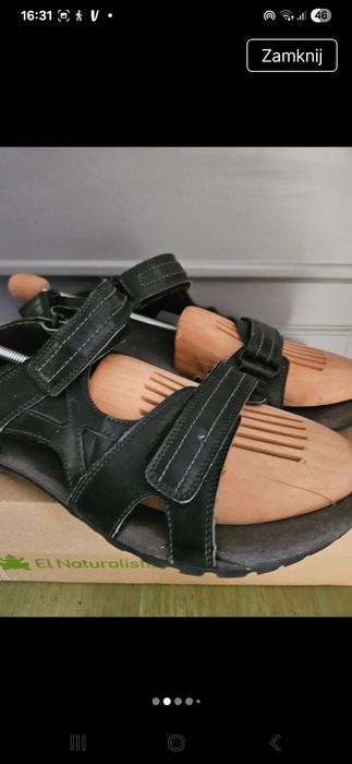 Męskie sandały skóra air cushion Merell r 46