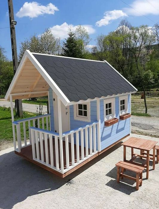 PROMOCJA! Drewniany domek dla dzieci, domek ogrodowy