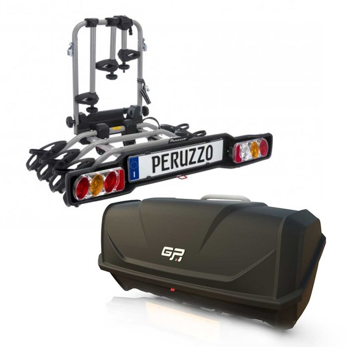 Bagażnik Platforma rowerowa Boks na tył samochodu rower Box GP Parma 4