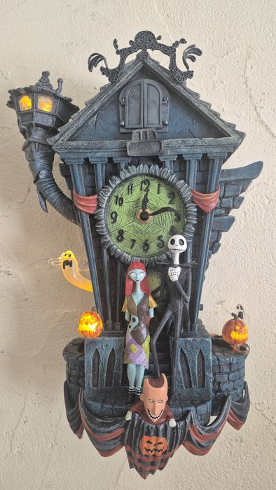 Zegar scienny Tim Burton Miasteczko Halloween U