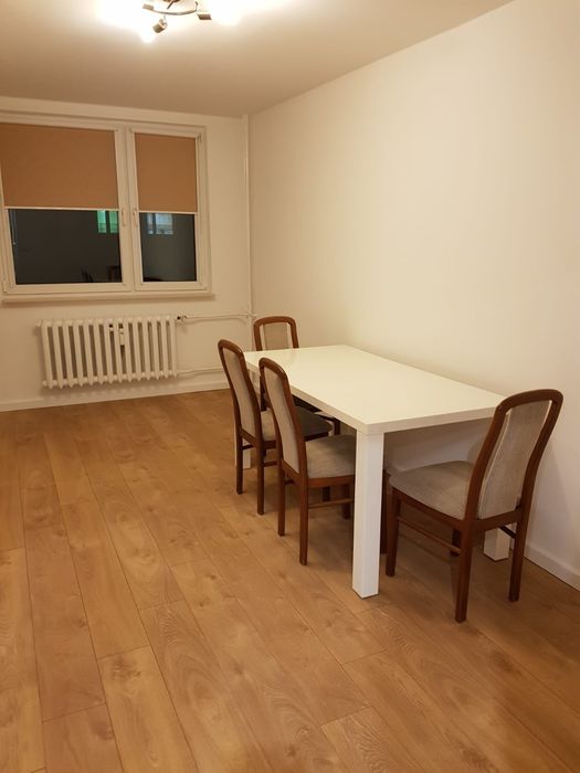 Wynajmę mieszkanie dwupokojowe z aneksem kuchennym 48. na parterze