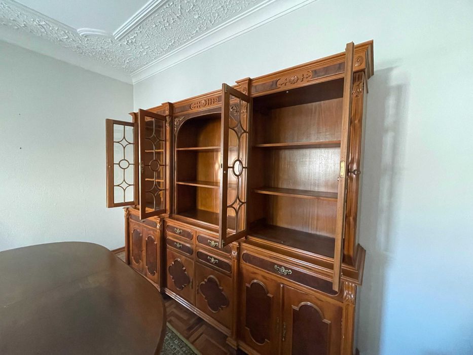 Conjunto de Sala em Madeira Anos 90