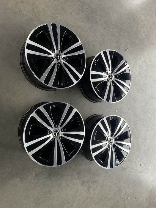 Oryginalne felgi kola mercedes 19 cali 5x112 et47,5 8,5j w idealnym stanie v klasa vito