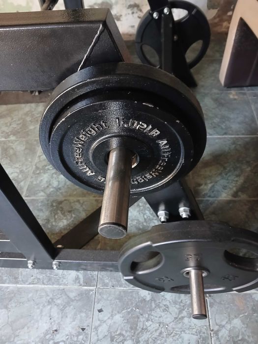 Smith machine com discos material de alta qualidade