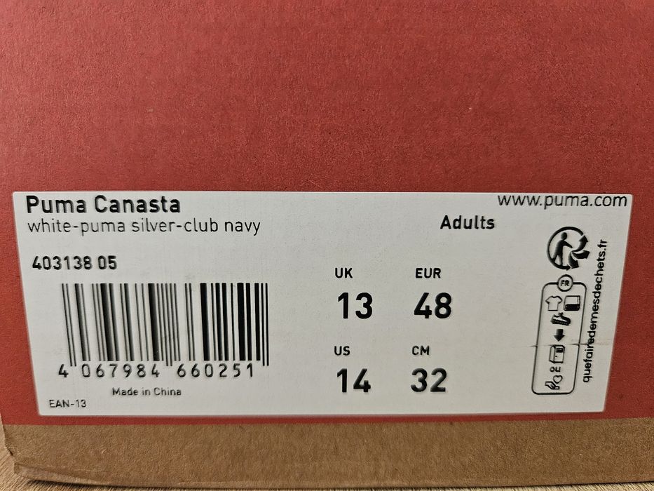 Puma Canasta r.48 nowe