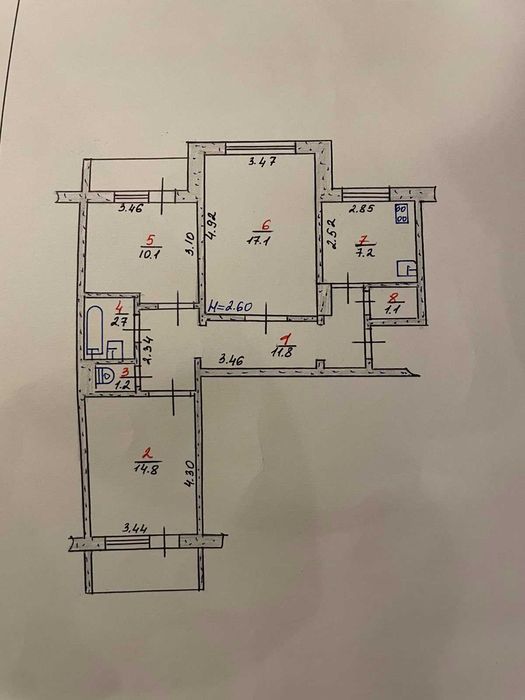 41215 Продаж 3к, Раково, все необхідне - в пішій доступності, Nataliia