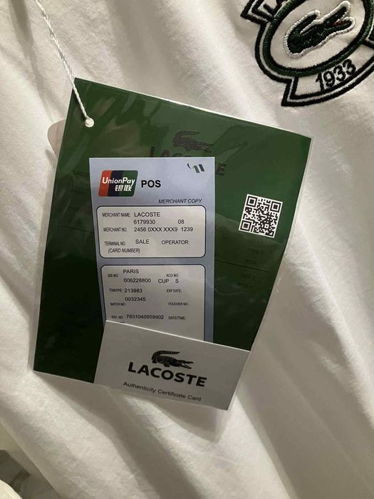 Koszulka męska  Lacoste rozmiar L nowa