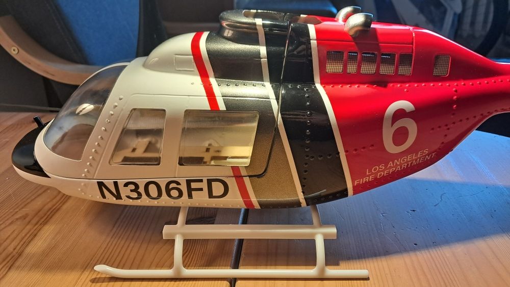 Bell 206 Jet Ranger Fly wing kadłub śmigłowca  rc