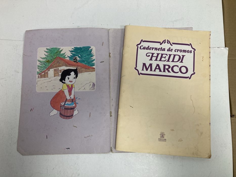 Caderneta Cromos Heidi Marco Incompleta