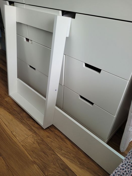 Przewijak z blendą. Komoda Ikea Nordli