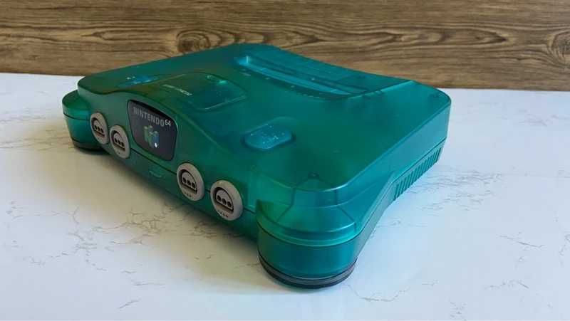 Consola PAL Nintendo 64: Ice Blue