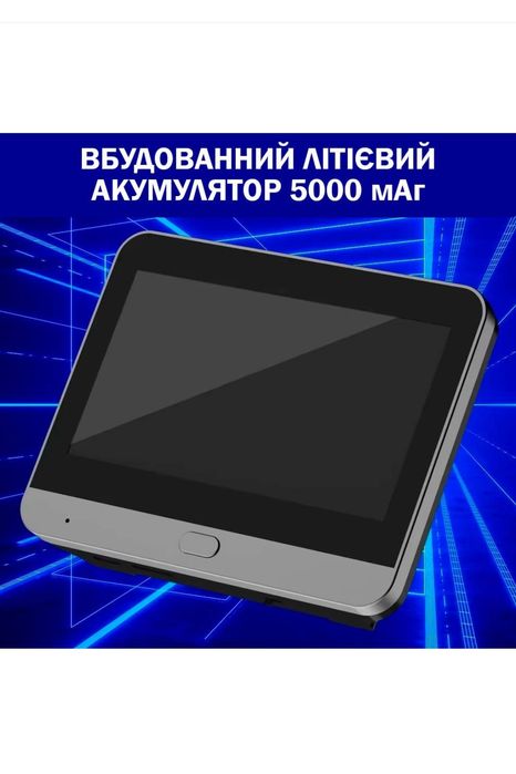 Дверне вічко Бездротове Tuya Smart 1080P Wi-Fi з 4.3”дисплеєм та камерою нічного бачення
