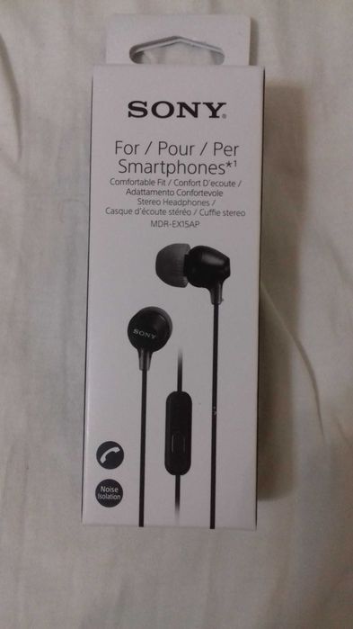 Auriculares com micro Sony NOVO 5€