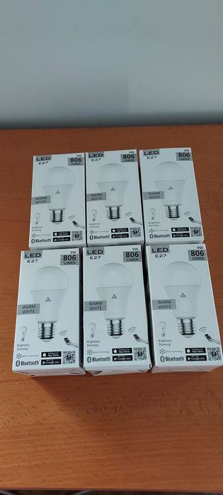 Lâmpadas brancas Bluetooth