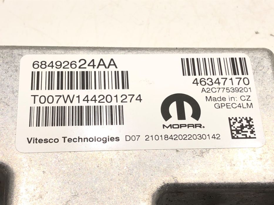 KOMPUTER SILNIKA JEEP COMPASS MP 68492624AA 1.5 131KM STEROWNIK