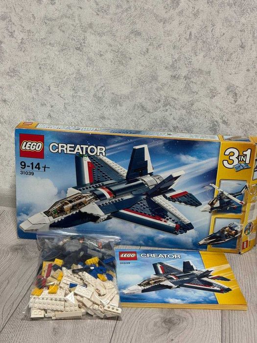 LEGO Creator 31039 Blue Power Jet Лего Синій літак