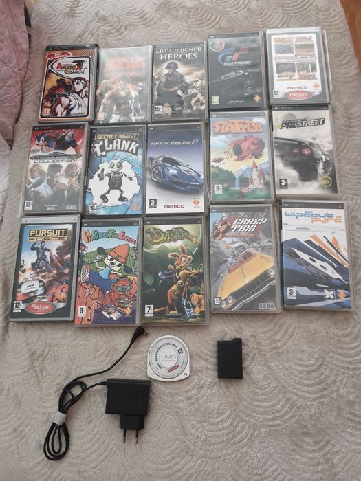 Jogos de PSP e consola