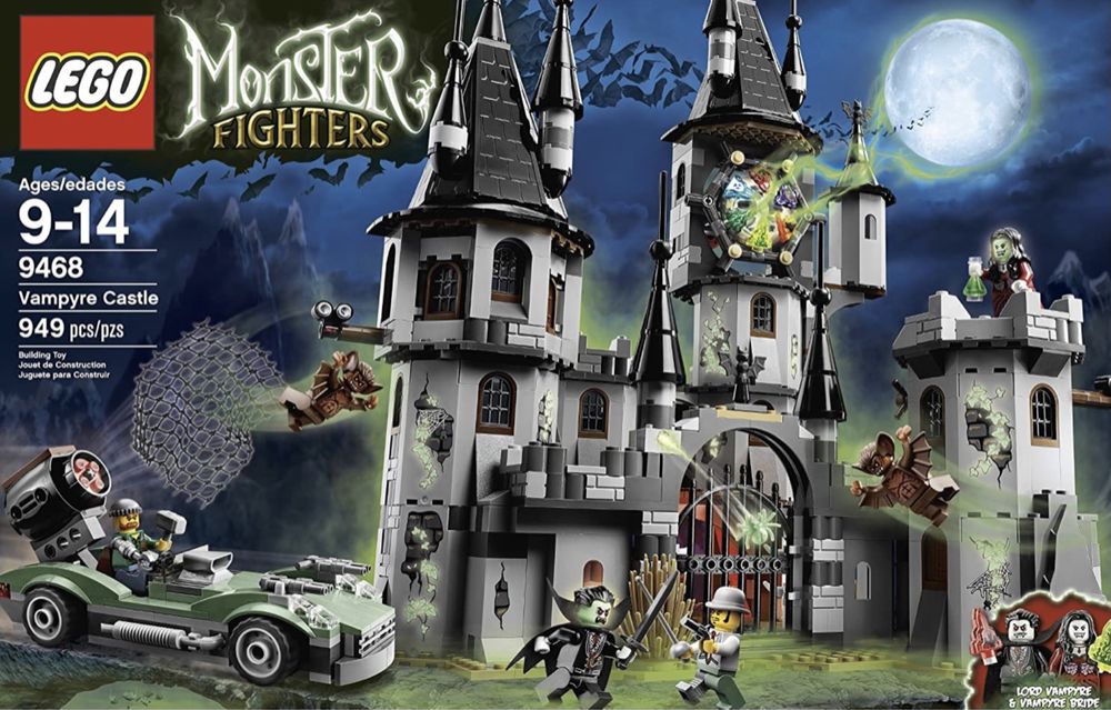 Lego 9468 Monster Fighters, замок вампиров , лего лєго. Редкий набор: 9 ...