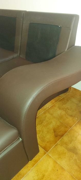 Sofá Com Chaise Longue