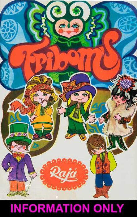 Antiga Coleção Completa ~ ”FRIBOM´S ~ HIPPIES” ~ 16 Monocromáticos 60s