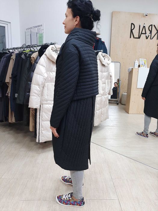 Пальто жіноче демісезонне 42-44, холодна осінь / тепла зима