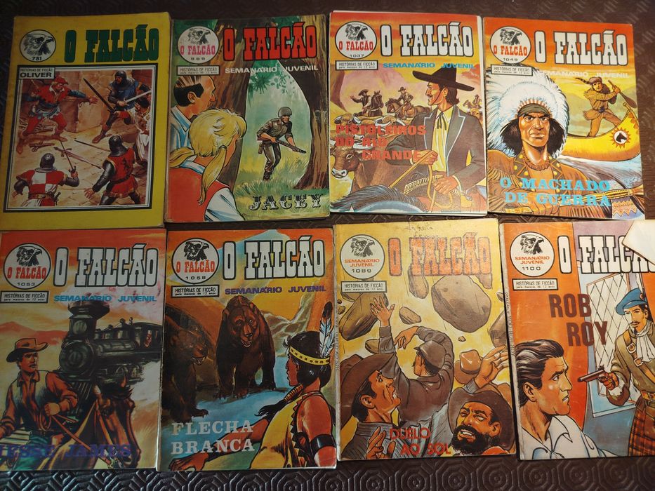 8 livros O Falcão