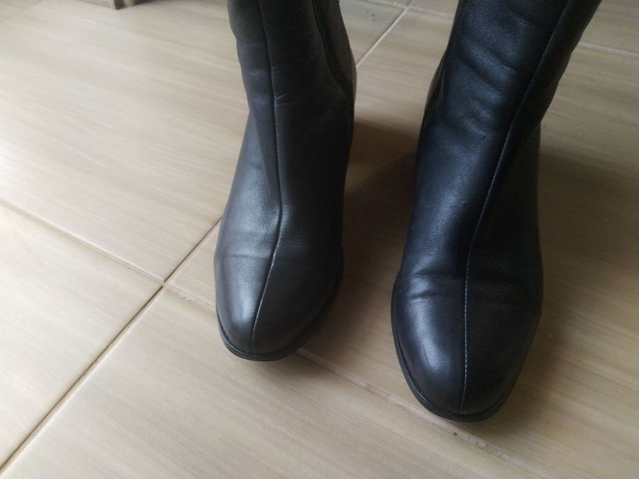 Пiвчобiтки (полусапожки) чоботи р.40 натуральна шкiра, якiснi, гарний