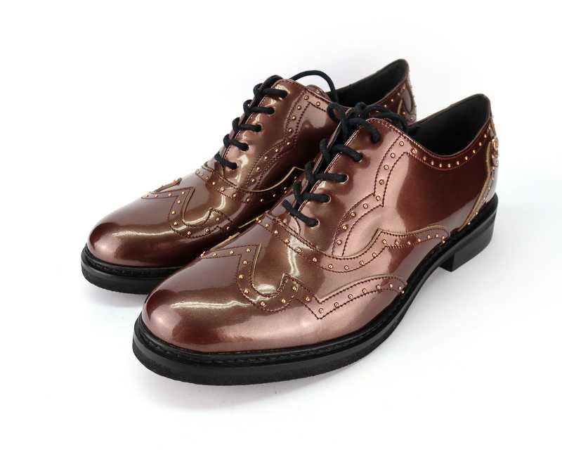 Buty skórzane DANIEL HECHTER PARIS 40 26,5 cm NOWE