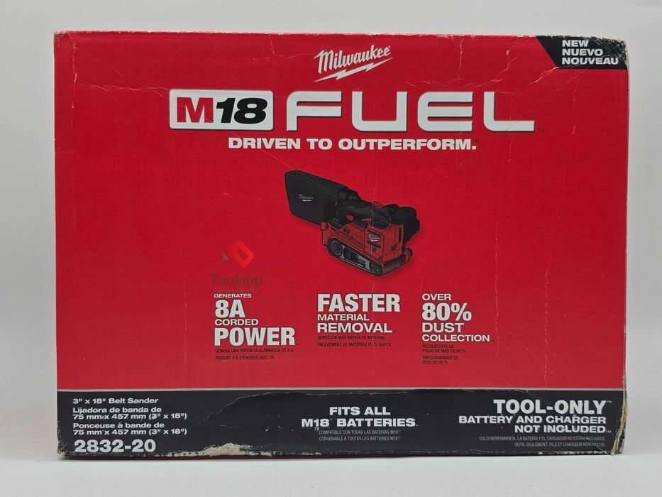 Milwaukee 2832 ленточная шлифовальная машина / Новая / В Наличии!!!