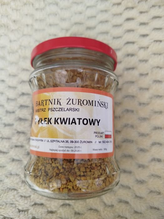 Pyłek kwiatowy bartnik żuromiński