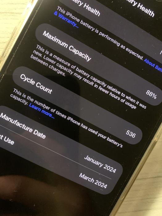 Iphone 15pro max 256gb biały