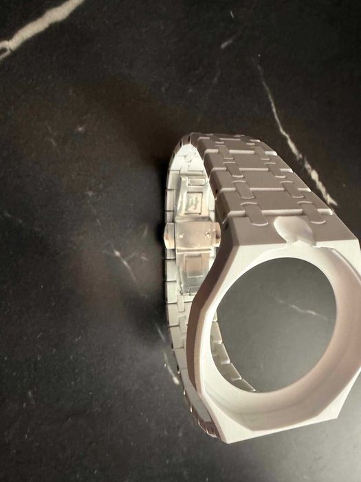Biała opaska do zegarka Ap x Swatch bioceramiczna