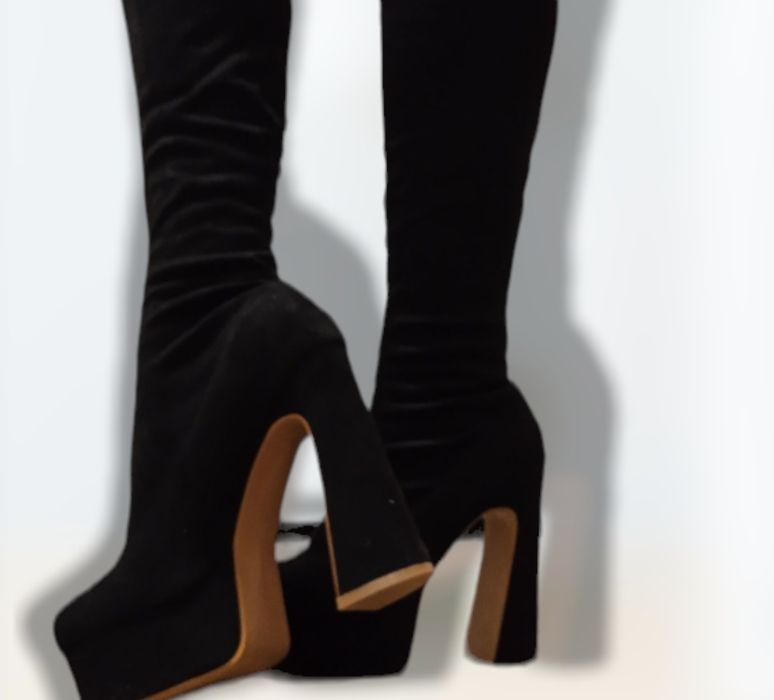 Buty, kozaki damskie wsuwane