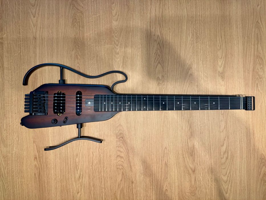 Gitara podróżna Donner Hush-X Sunburst Electric Guitar