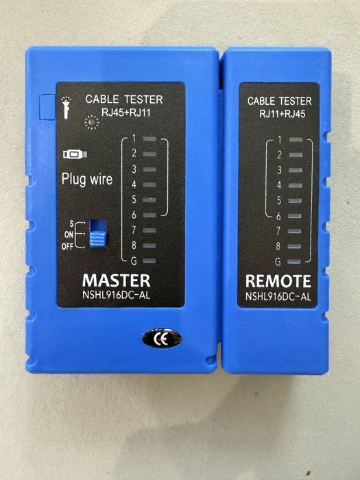 Кабельний тестер RJ45 RJ11 Merlion / Master
