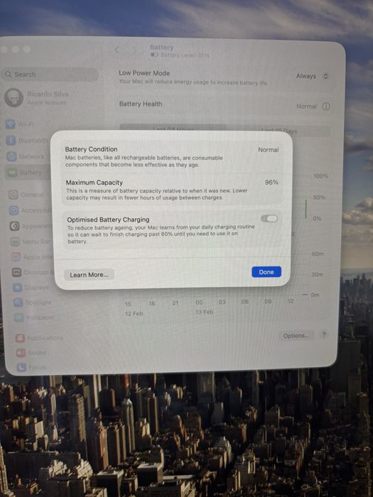 Macbook Air M2 15,5" 16gb RAM 256 GB SSD - (Como Novo)