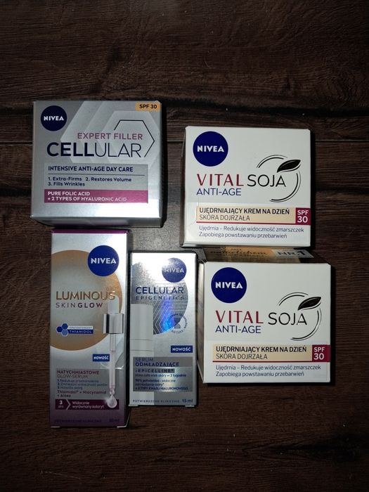 Nivea cellular, luminous i inne - 5 produktów