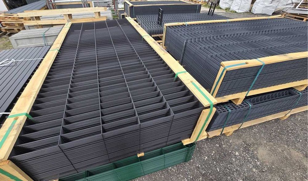 Siatka panelowa 3d - słupki - podmurówka - OD RĘKI - Transport