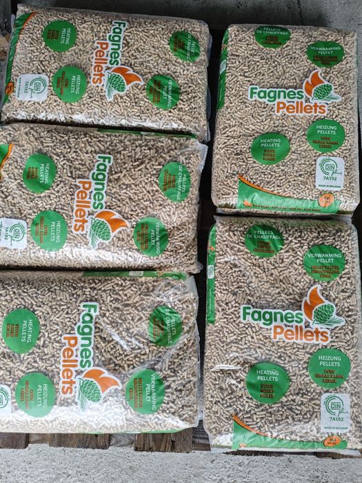 Pellet Fagnes - Certyfikat Dinplus pelet  975 kg