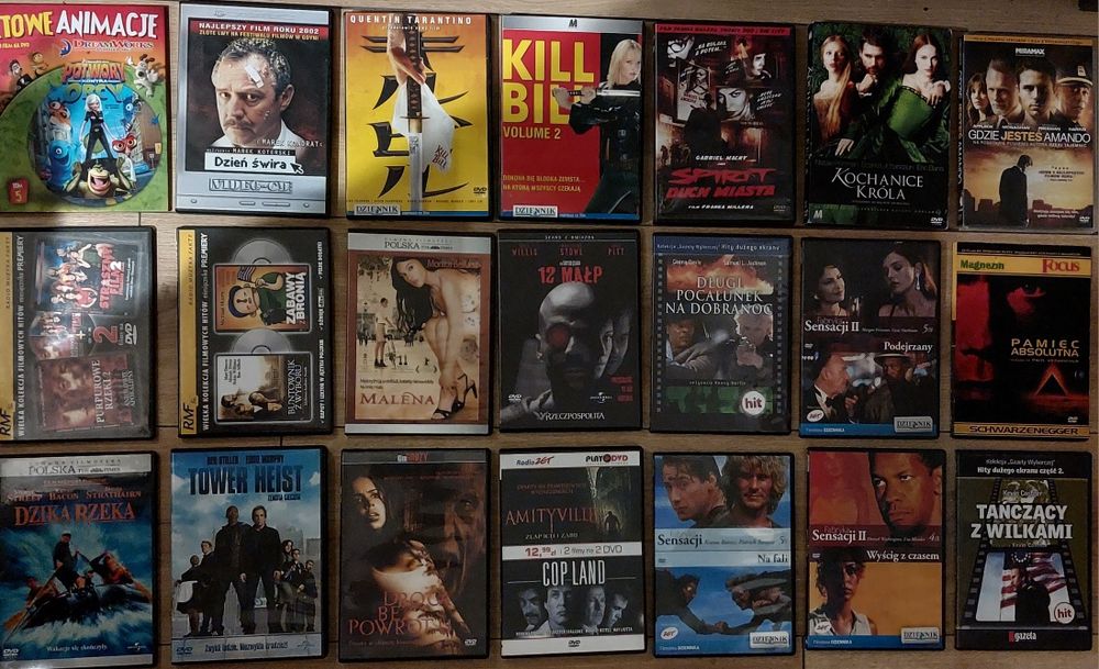 Oryginalne filmy DVD, kabarety i koncerty