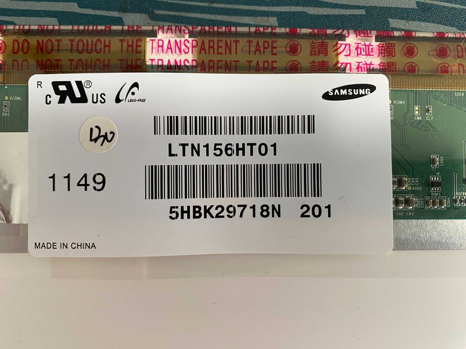 Ecrã LCD 15.6" Led  LTN156HT01