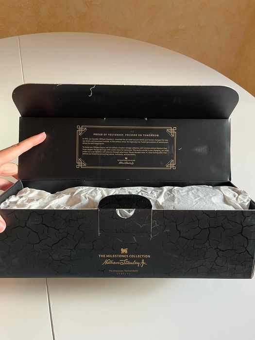 Термос Stanley Milestones Thermal Bottle 1л Black Patina