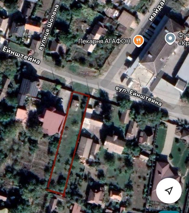 Продаж ділянки в Ц-М районі, 5 хв до площі Визволення, вул. Ейнштейна