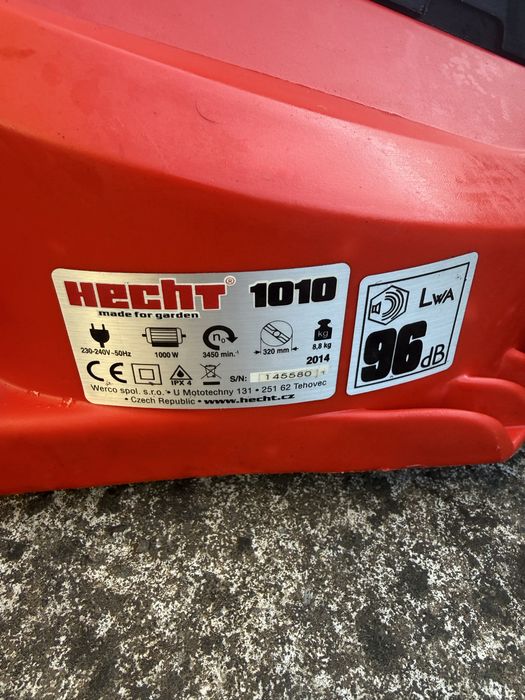 Газонокосарка електрична hecht 1010