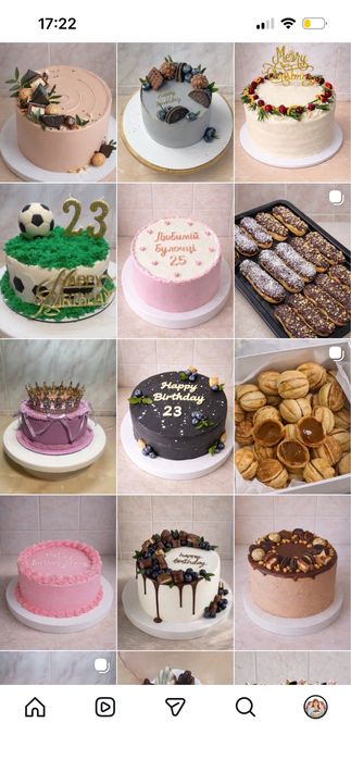 Торти, випічка, десерти на замовлення
