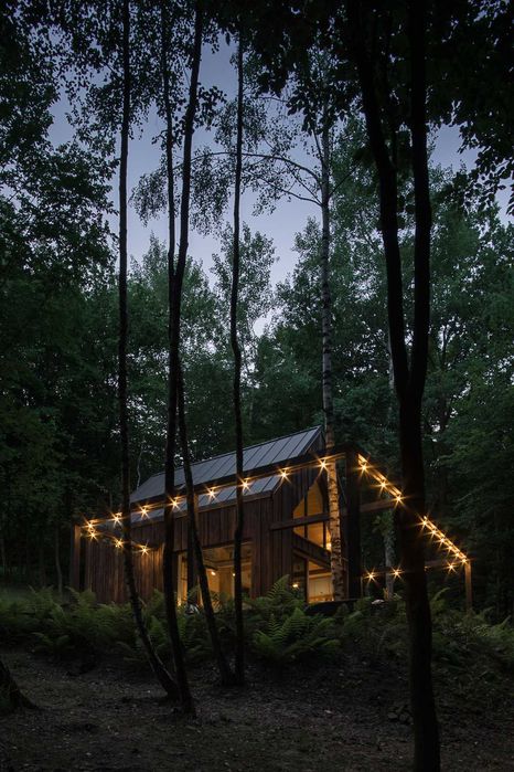 Domek w górach, w lesie z jacuzzi w Beskidzie Wyspowym | Ferie