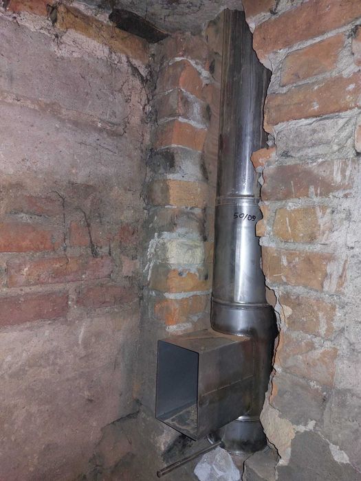 MONTAŻ WKŁADÓW KOMINOWYCH, montaż kominów, frezowanie kominów