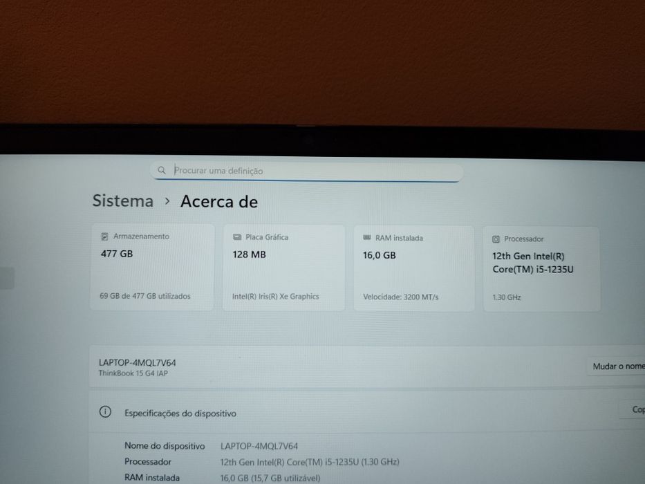 Lenovo ThinkBook 15 G4 IAP i5/16GB/500GB